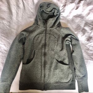 Lululemon dark grey scuba hoodie